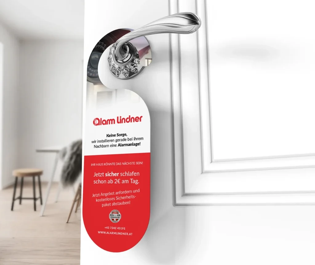 Alarm Lindner, Website Startseite