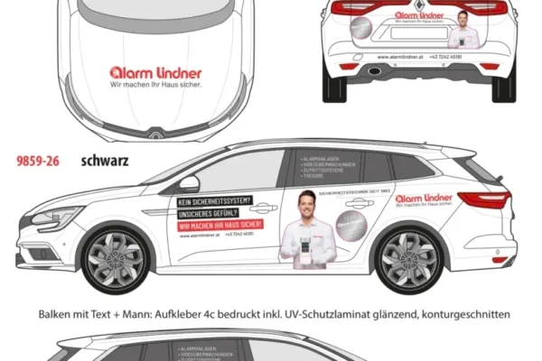 Alarm Lindner, Website Detail mobil