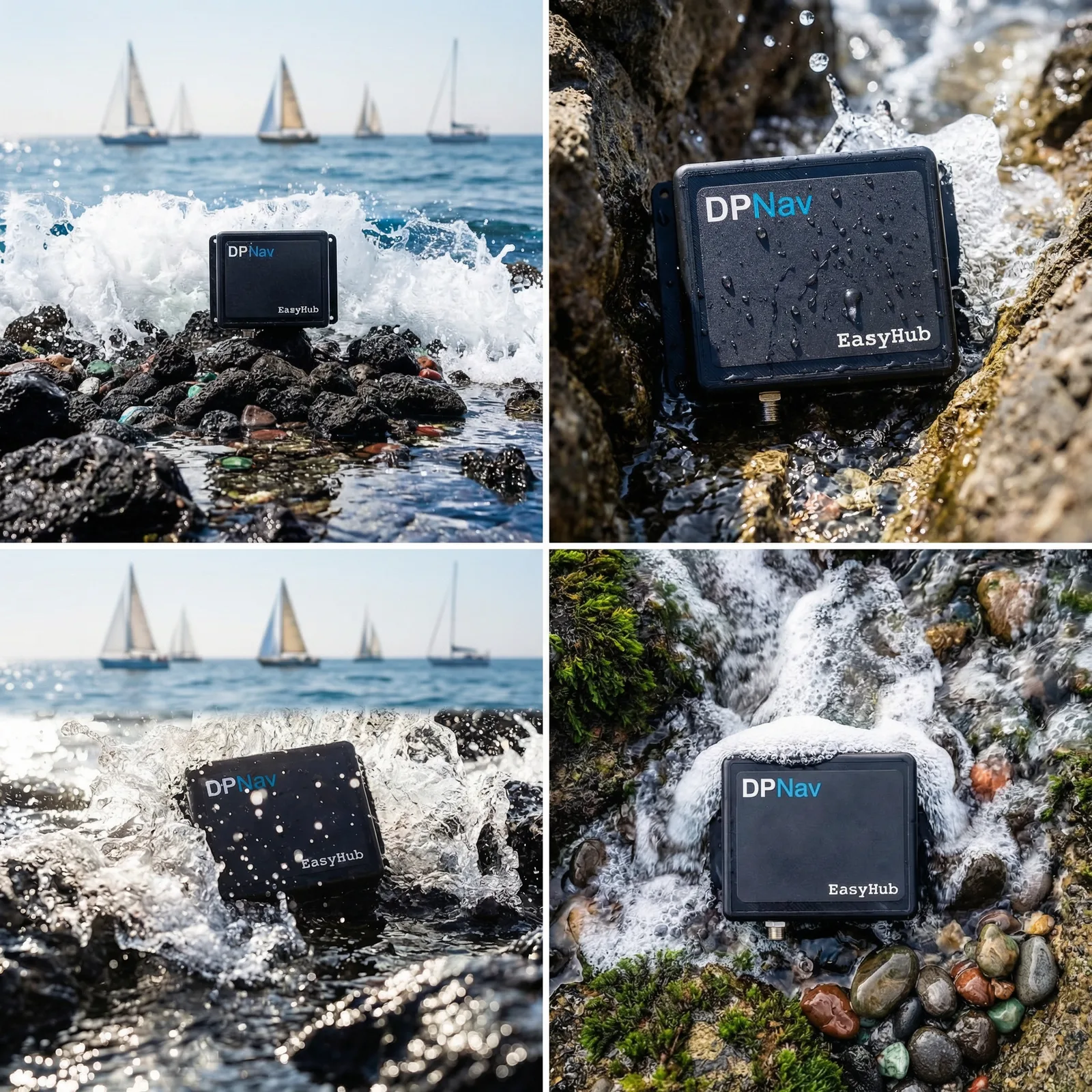 DPNav EasyHub: Produktfotografie Collage