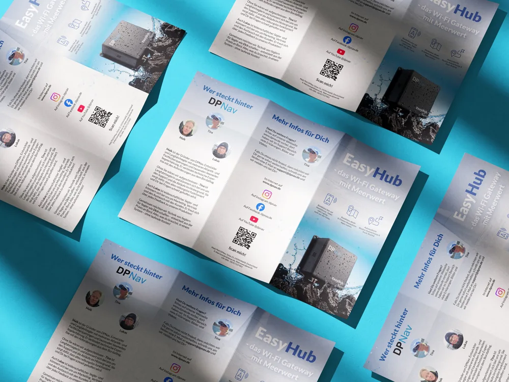 DPNav: Trifold-Flyer EasyHub
