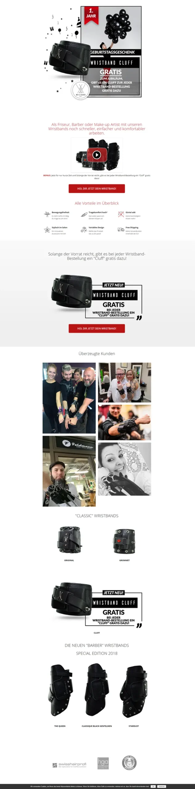 Wristband Arts, Produkt